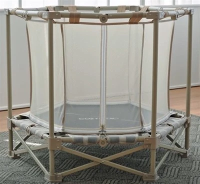 Ny innendørs mini sammenleggbar automatisk trampoline